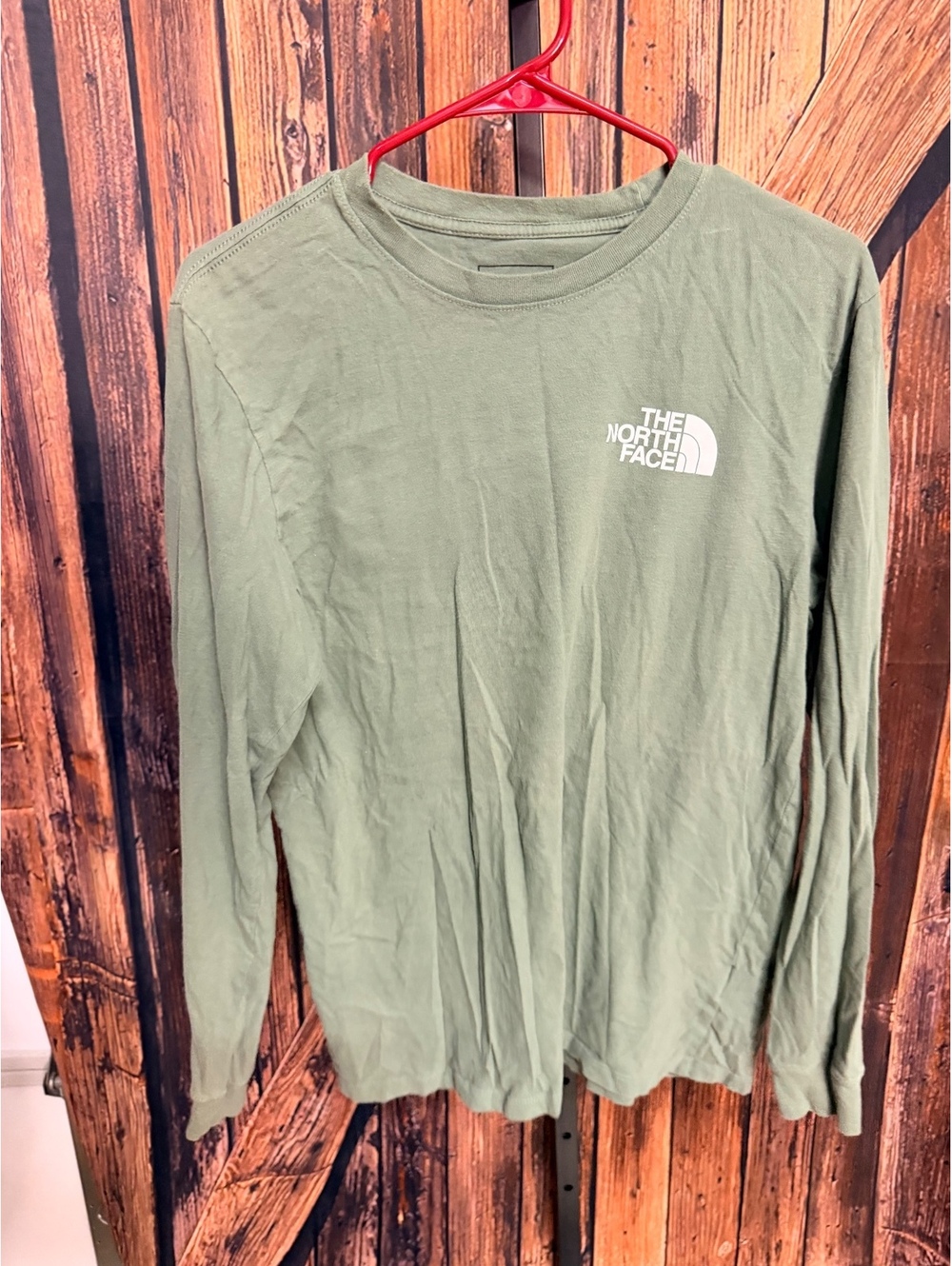 The North Face Men's Long Sleeve Shirt Size Small Green